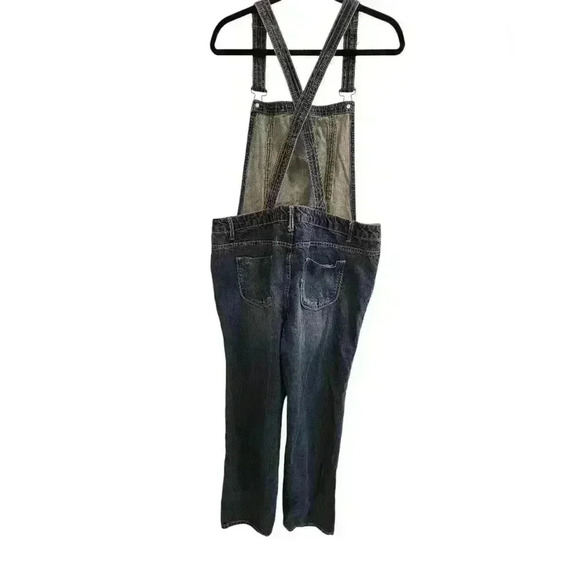 Y2k Joe Boxer Womens Denim Overalls Size 17 Blue - Picture 4 of 9